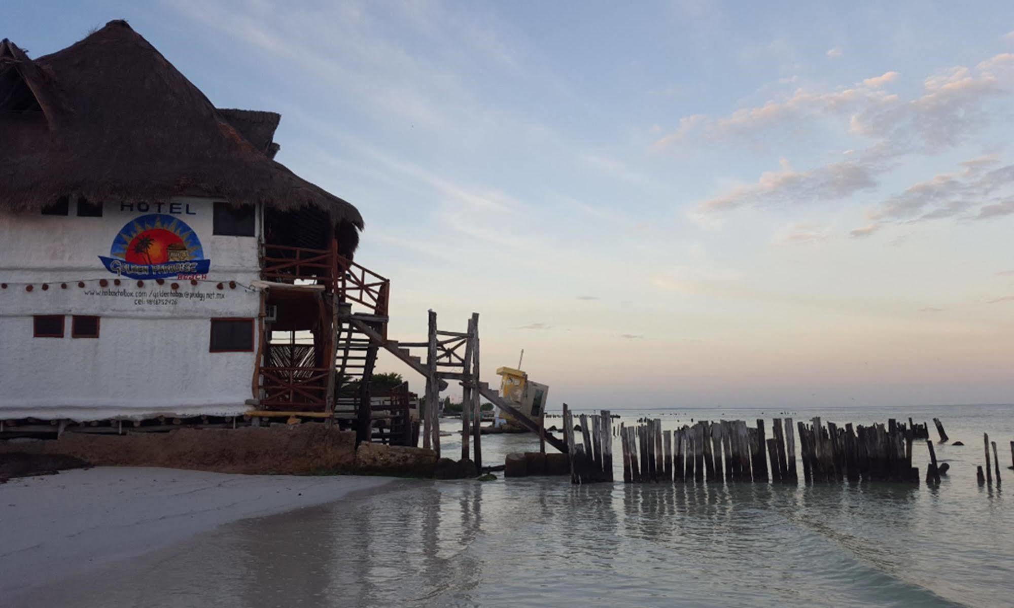 Golden Paradise Beach Hotel Isla Holbox Екстериор снимка